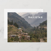 Aangepaste tekst Pakistan Briefkaart (Voorkant / Achterkant)