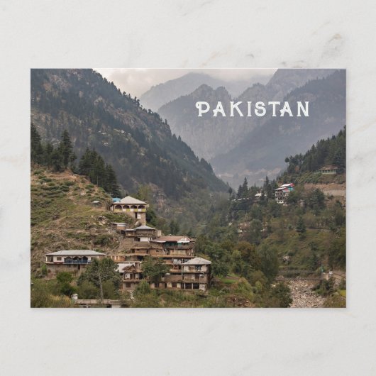 Aangepaste tekst Pakistan Briefkaart (Voorkant)