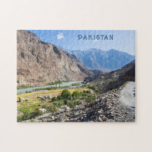 Aangepaste tekst Pakistan Legpuzzel
