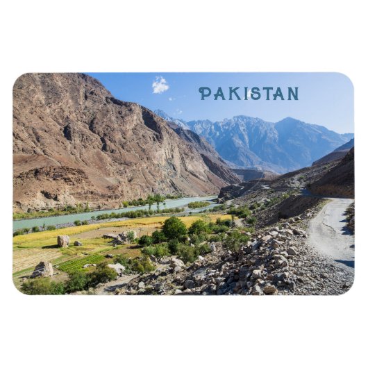 Aangepaste tekst Pakistan Magneet (Horizontaal)