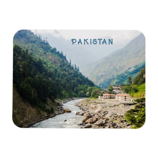 Aangepaste tekst Pakistan Magneet (Horizontaal)