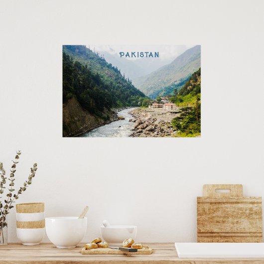 Aangepaste tekst Pakistan Poster (Keuken)