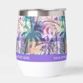 Aangepaste tekst palmbomen patroon (Links)