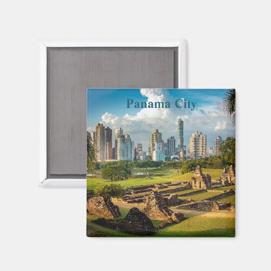 Aangepaste tekst Panama City Magneet (Voorkant / Achterkant)
