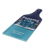 Aangepaste tekst Panama City Snijplank (Hoek)