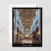 Aangepaste tekst Parma Cathedral, Italië Briefkaar Briefkaart (Voorkant / Achterkant)