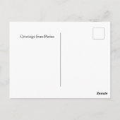 Aangepaste tekst Parma Cathedral, Italië Briefkaar Briefkaart (Achterkant)