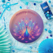 Aangepaste tekst, Peacock Party Diwali Bord (Feest)