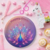 Aangepaste tekst, Peacock Party Diwali Bord (Feest)