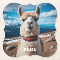 Aangepaste tekst Peru Llama