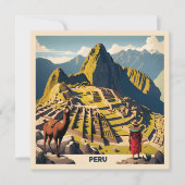 Aangepaste tekst Peru Machu Picchu (Voorkant)