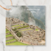 Aangepaste tekst Peru Machu Picchu Bedankjes Labels (Voorkant)