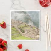 Aangepaste tekst Peru Machu Picchu Servet (Insitu)