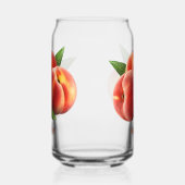 Aangepaste tekst perziken blikvorm glas (Rechts)