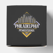 Aangepaste tekst Philadelphia Pennsylvania Bedankdoosjes (Bovenkant)