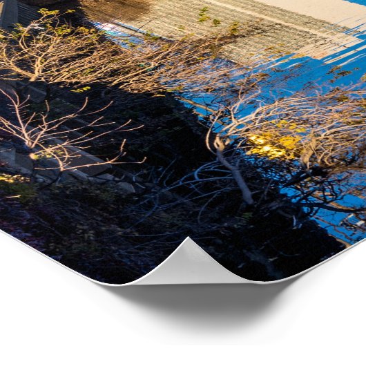 Aangepaste tekst Philadelphia Pennsylvania Poster (Hoek)