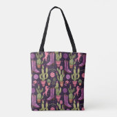 Aangepaste tekst 🐴 🌵Pickleball Cowgirl Tote Bag (Achterkant)