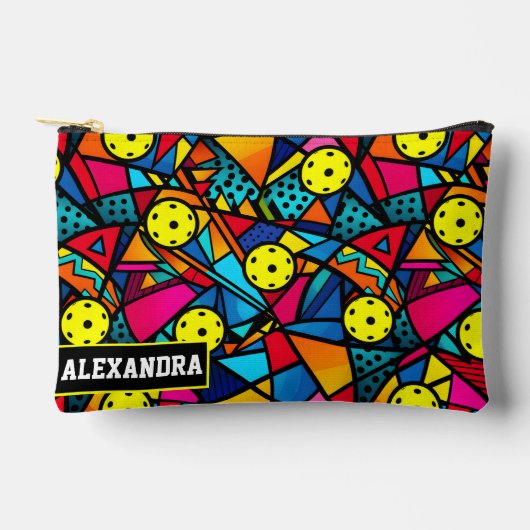 Aangepaste tekst pickleball Dinkadelic Remix Etui (Voorkant)