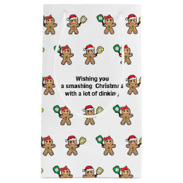 Aangepaste tekst Pickleball Gingerbrood mensen Kle Klein Cadeauzakje