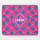 Aangepaste tekst Pickleball Playtime Muismat (Voorkant)