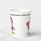 Aangepaste tekst Pickleball🎅 Santa Papieren Bekers (Links)