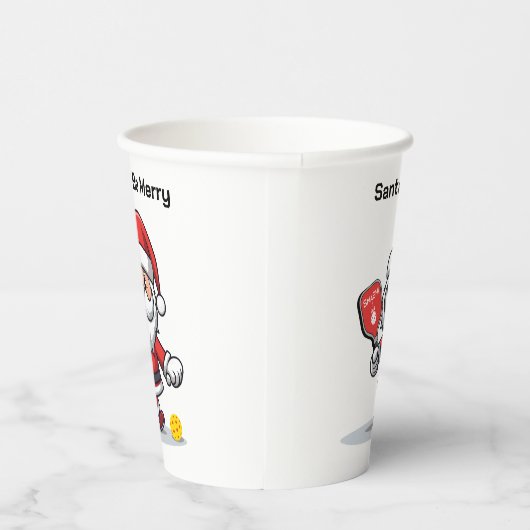 Aangepaste tekst Pickleball🎅 Santa Papieren Bekers (Rechts)