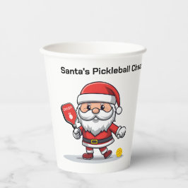 Aangepaste tekst Pickleball🎅 Santa Papieren Bekers