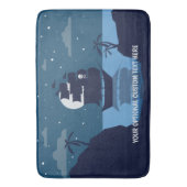 Aangepaste tekst Pirate Ship badmat (Voorkant Verticaal)