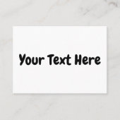 Aangepaste tekst plaatskaartje (Voorkant)