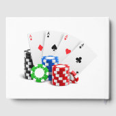 Aangepaste tekst Poker / Casino Gastenboek (Achterkant)