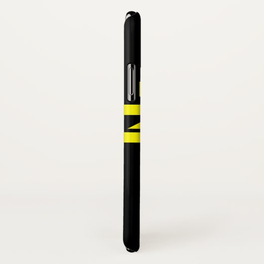 Aangepaste tekst Politie Lijn telefoonhoesjes Case-Mate iPhone Case (Achterkant / rechts)