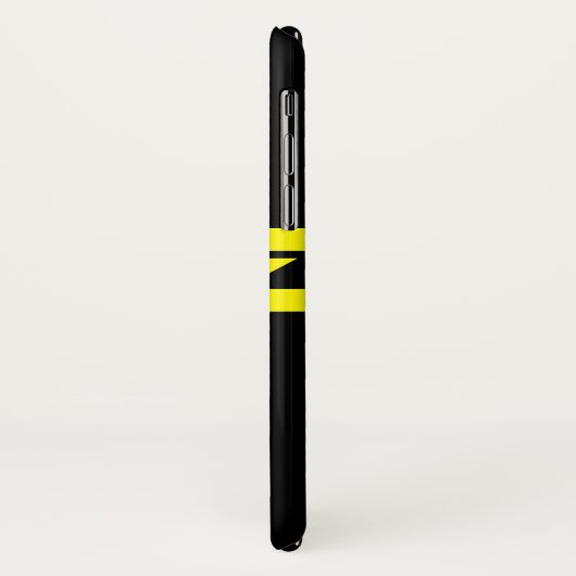 Aangepaste tekst Politie Lijn telefoonhoesjes Case-Mate iPhone Case (Achterkant/links)