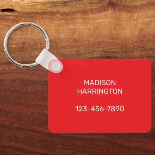 Aangepaste tekst Portugese vlag Sleutelhanger (Achterkant)