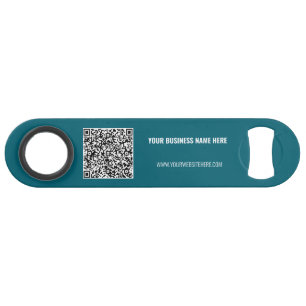 Aangepaste tekst QR-codebalk Key Sjabloon Speed Flessenopener