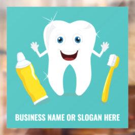 Aangepaste tekst raamsticker