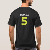 Aangepaste tekst, Real Padel Player T-shirt (Achterkant)