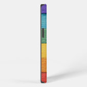 Aangepaste tekst Regenboog telefoonhoesjes iPhone Hoesje (Rechterkant)