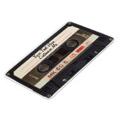 Aangepaste tekst / Retro Love Music Cassette Mixta Magneet (Linkerzijde)