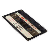 Aangepaste tekst / Retro Love Music Cassette Mixta Magneet (Rechterzijde)