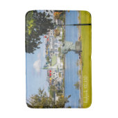 Aangepaste tekst Reykjavik, IJsland Badmat (Voorkant Verticaal)