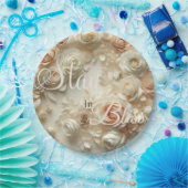 Aangepaste Tekst Romantische Bloemenkunst met Roze Papieren Bordje (Feest)