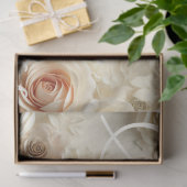 Aangepaste Tekst Romantische Bloemenkunst met Roze Tissuepapier (Geschenk)