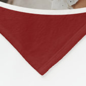 Aangepaste tekst Romantische Hart Fotocollage Fleece Deken (Hoek)