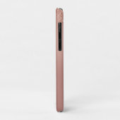 aangepaste tekst roos gold blush Gliter Sparkle Case-Mate iPhone Case (Achterkant/links)