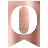 aangepaste tekst roos goudverjaardag of douche vlaggetjes (Tweede vlag)