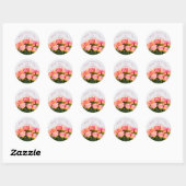 Aangepaste tekst Rozen stickers (Vel)
