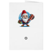 🎾🎄Aangepaste tekst, Santa Smashmas Padel (Achterkant)