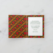 Aangepaste tekst Santa's Pickleball Rally Feestdagen Kaart (Binnen)