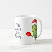 Aangepaste tekst Santa's Pickleball Rally Koffiemok (Voorkant rechts)