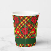 Aangepaste tekst Santa's Pickleball Rally Papieren Bekers (Rechts)